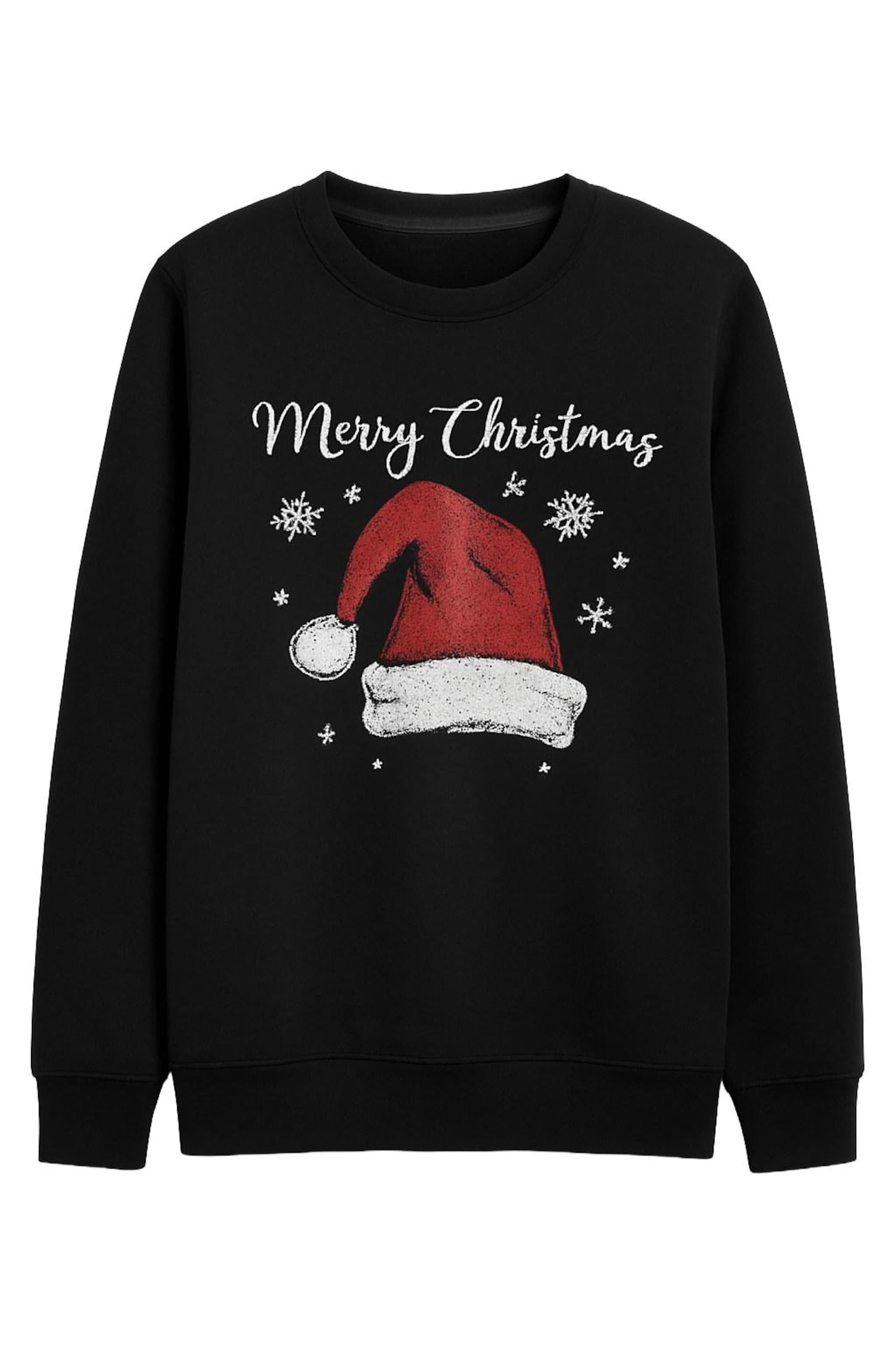 Shape Of You Sweatshirt in Black: front