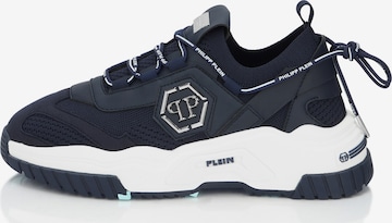 Philipp Plein - Zapatillas deportivas bajas 'Predator' en azul: frente