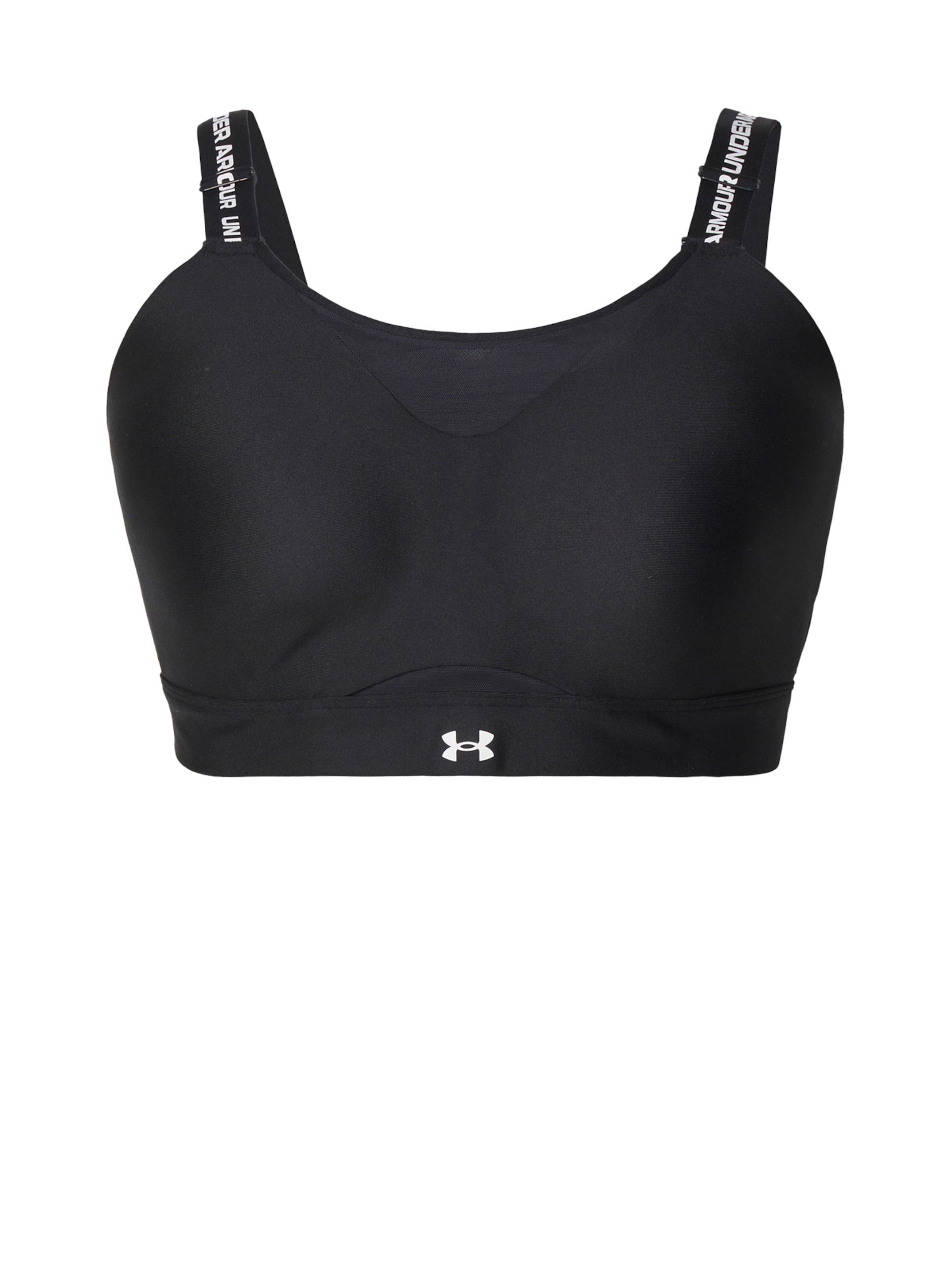 UNDER ARMOUR Bustier Sport bh 'Infinity High 2.0' in Zwart: voorkant