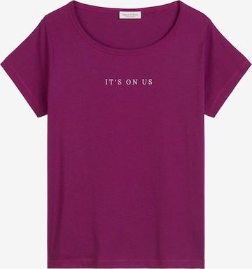 Marc O'Polo T-Shirt in Lila: Vorderseite