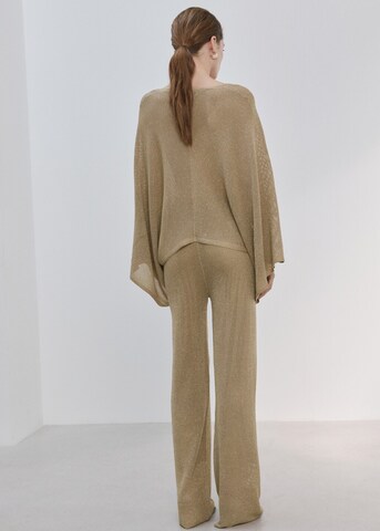 MANGO Sweater 'Sunny-a' in Gold