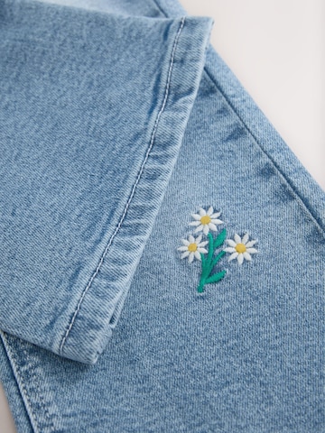 zils Next Platas staras Džinsi