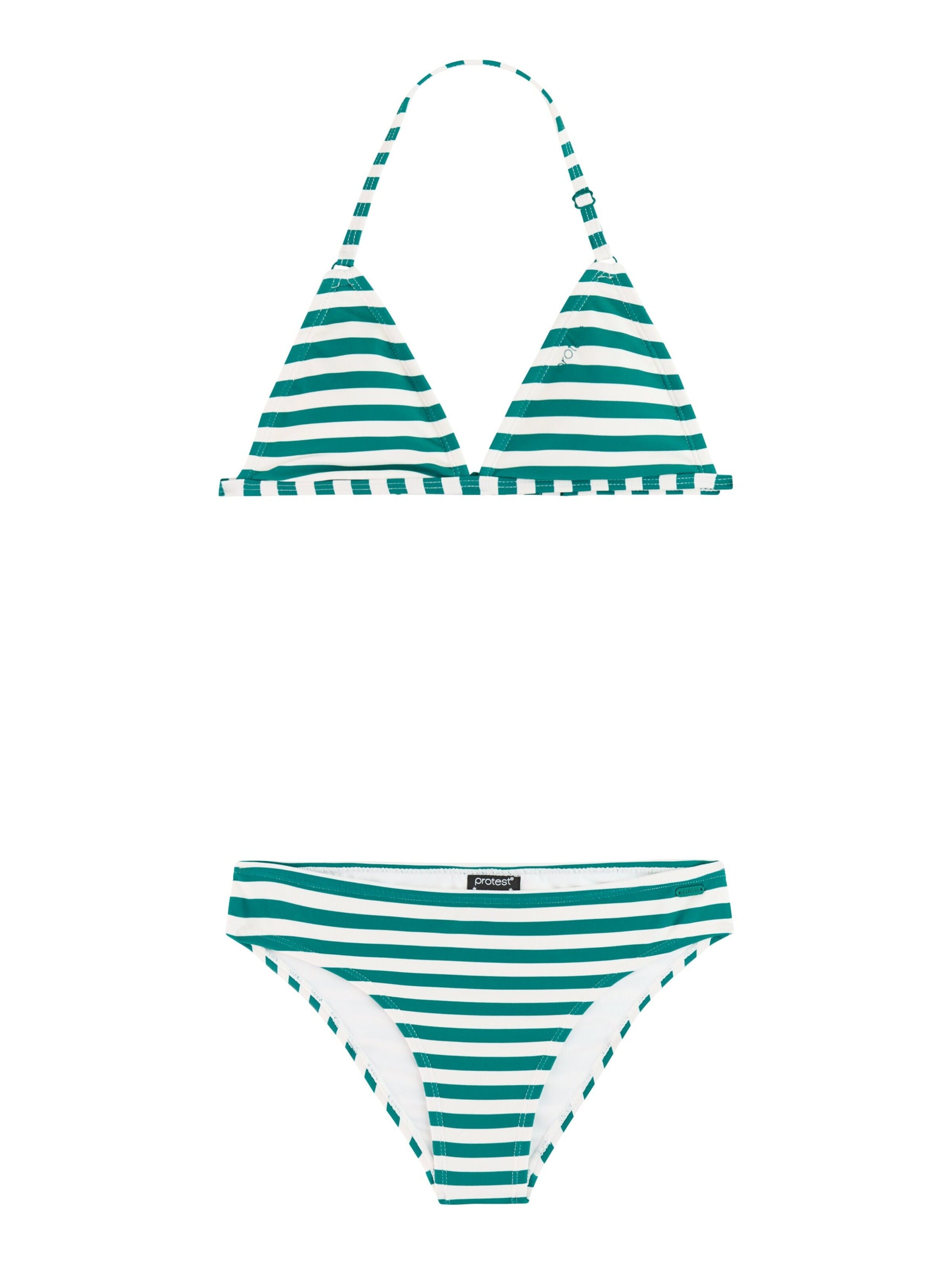 PROTEST Triangel Bikini 'PRTMickeys JR' in Groen: voorkant
