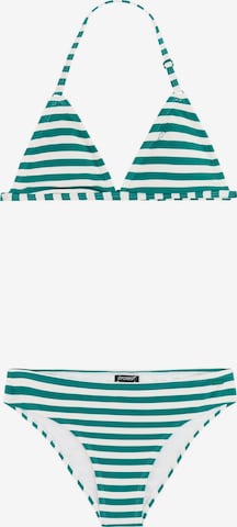 PROTEST Triangel Bikini 'PRTMickeys JR' in Groen: voorkant