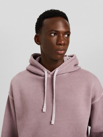 Sweat-shirt Bershka en violet