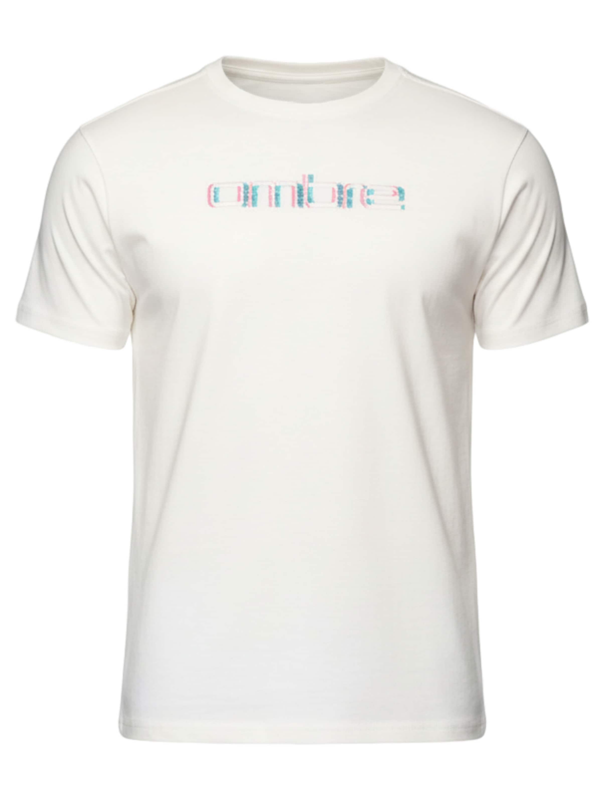 Ombre Shirt in Wit: voorkant