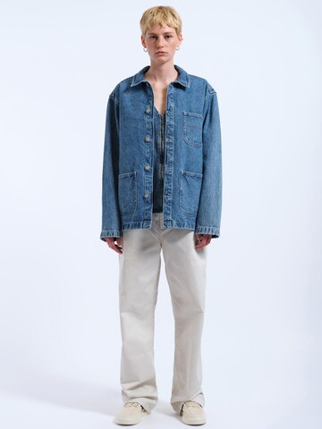 Dr. Denim Tussenjas 'Devon Worker Jacket' in Blauw