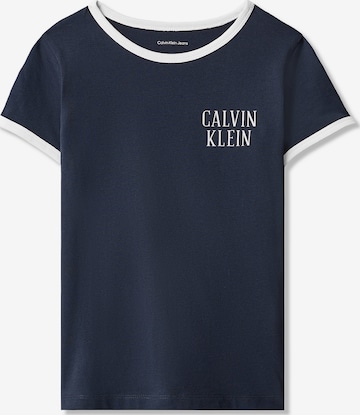 Calvin Klein Jeans Shirt in Blauw: voorkant