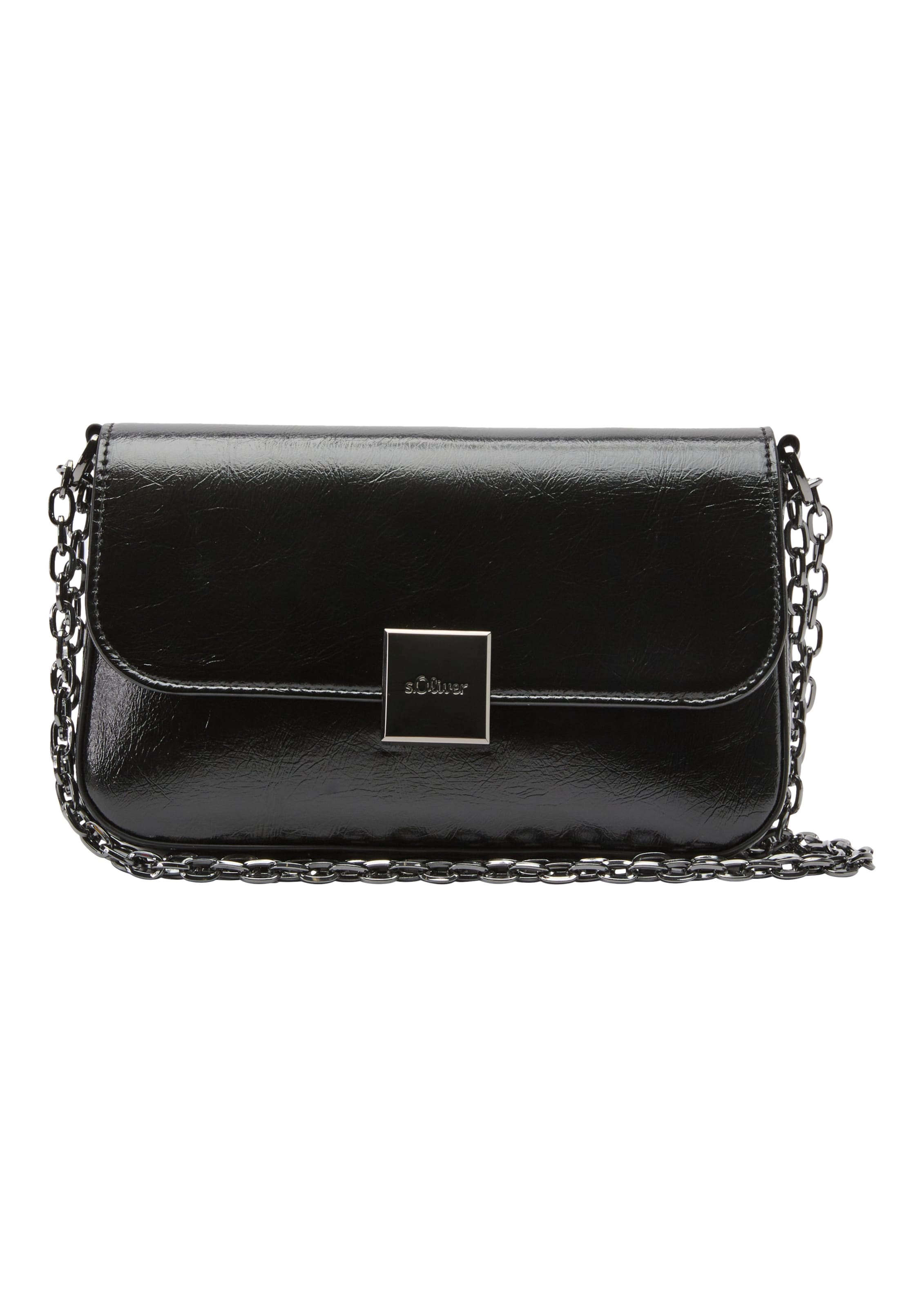 s.Oliver Crossbody Bag in Black: front