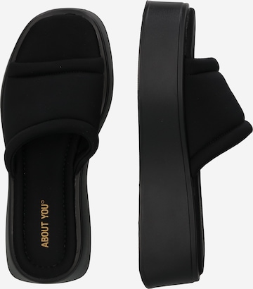 ABOUT YOU Sandals 'Christin' in Black