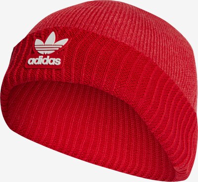 ADIDAS ORIGINALS Mütze 'Adicolor Cuff' in rot / weiß, Produktansicht