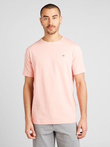 GANT - Camiseta en rosa: frente