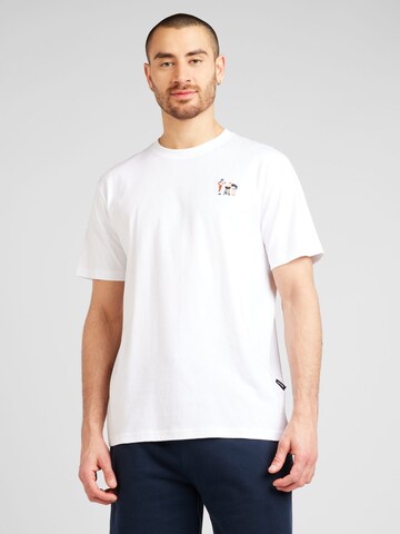 T-Shirt 'Stockholm' DEDICATED. en blanc : devant