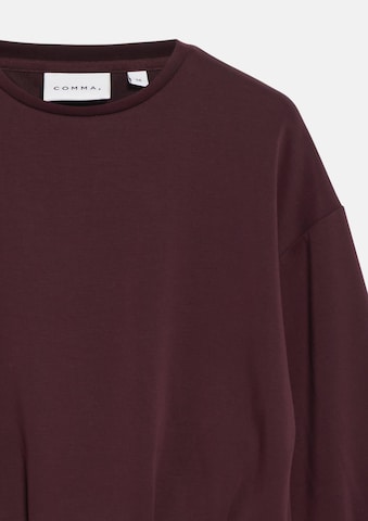 COMMA Sweatshirt in Lila: bovenkant