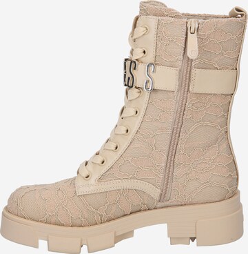 Bottines à lacets 'Madox' GUESS en beige