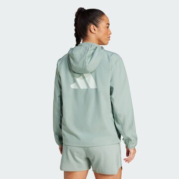 ADIDAS PERFORMANCE Αθλητικό μπουφάν 'Run It' σε πράσινο: μπροστά