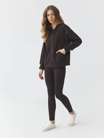 TATUUM Zip-Up Hoodie 'WALKER' in Brown