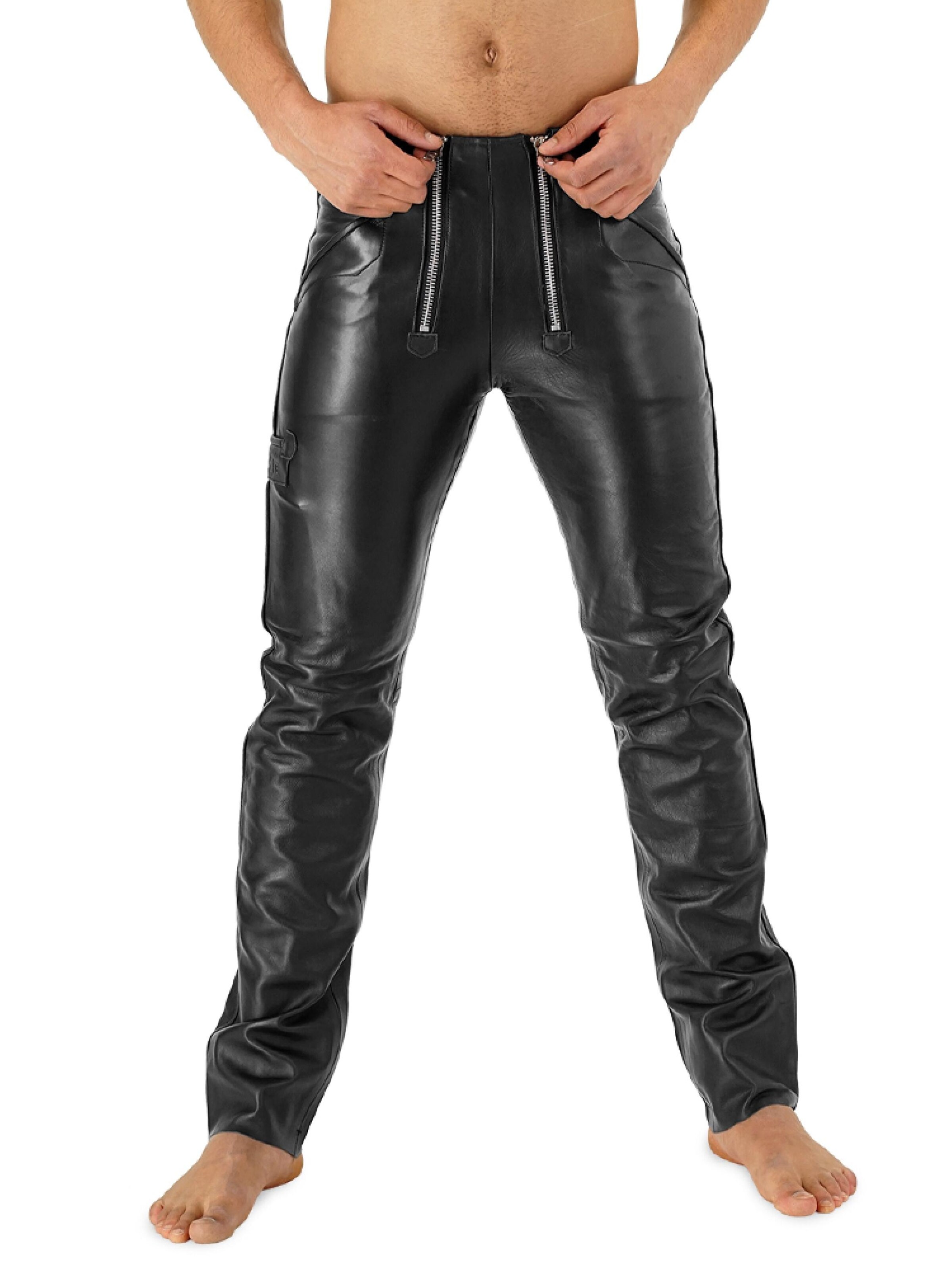 BOCKLE Skinny Hose 'Bob'‌‌‌ in Schwarz: Vorderseite