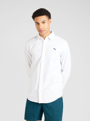 Coupe regular Chemise 'LS SHIRT' WRANGLER en blanc : devant