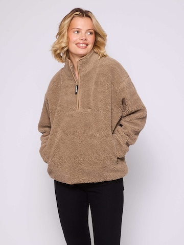 Veste mi-saison South Beach en beige : devant