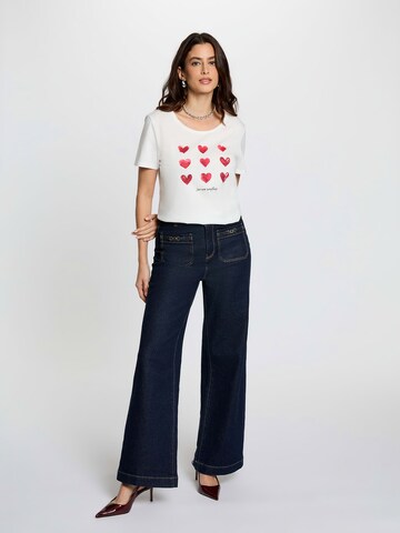 Morgan Majica '261-DONA' | bela barva