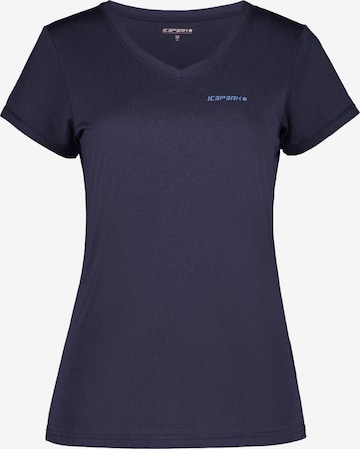 ICEPEAK Funktionsshirt in Blau: Vorderseite