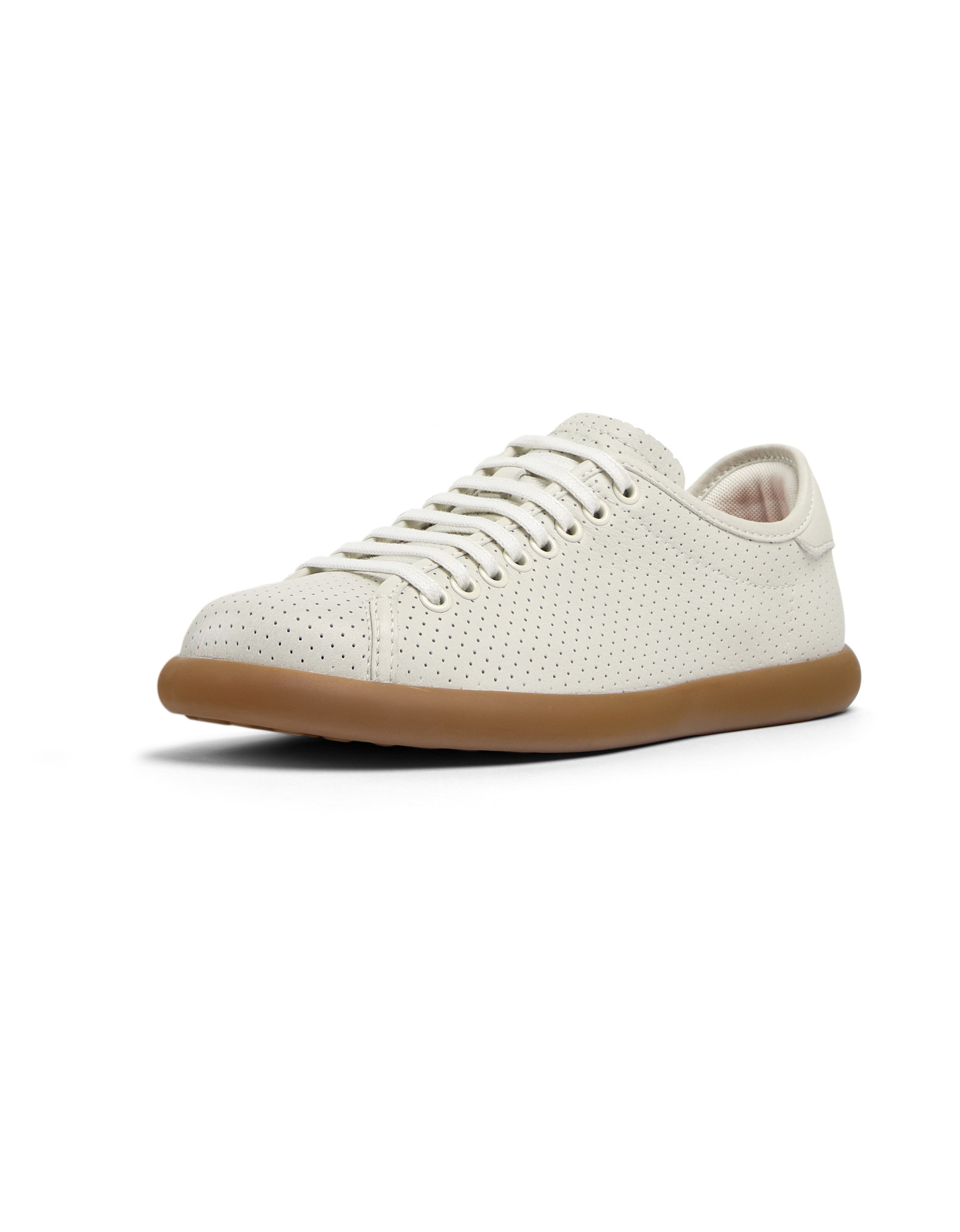 Baskets basses 'Soller' CAMPER en blanc : devant