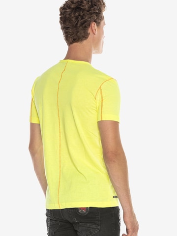 CIPO & BAXX Shirt in Yellow