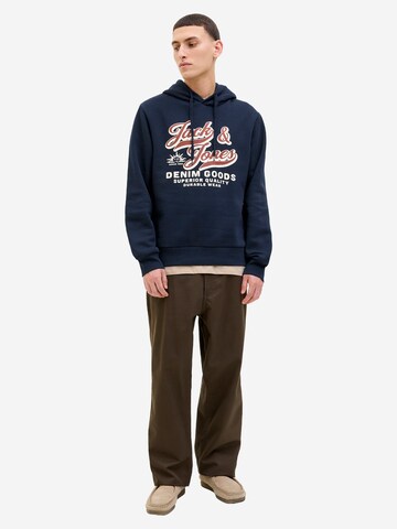 JACK & JONES Sweatshirt 'Logo' in Blue