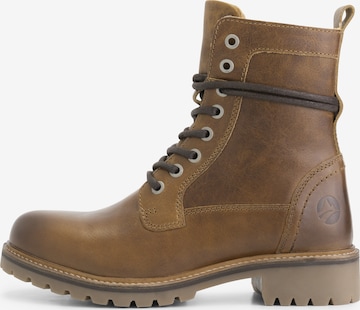 Travelin Lace-Up Boots 'Kvosted ' in Brown