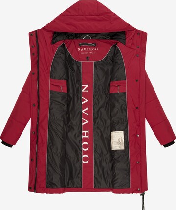 NAVAHOO Χειμερινό παλτό 'Zuckertatze XIV' σε κόκκινο