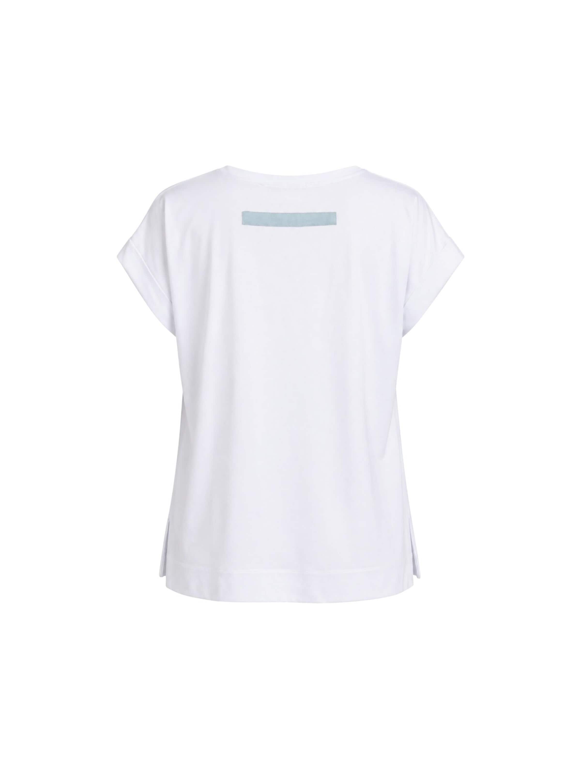 Maglietta 'Sara Geometric' di Christine on the clouds in bianco