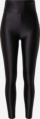 Urban Classics Skinny Leggings i sort: forside