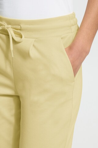 ICHI Regular Pants ' IHKate ' in Yellow