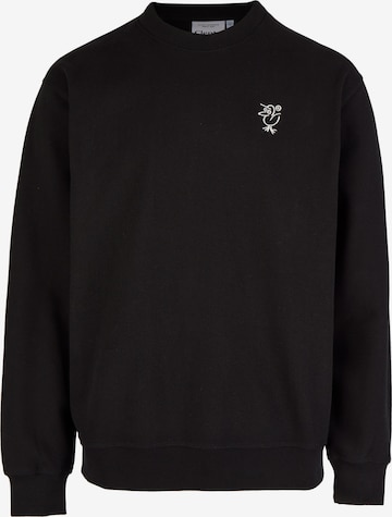 Cleptomanicx Pullover 'Sketch Gull' in Schwarz: predná strana