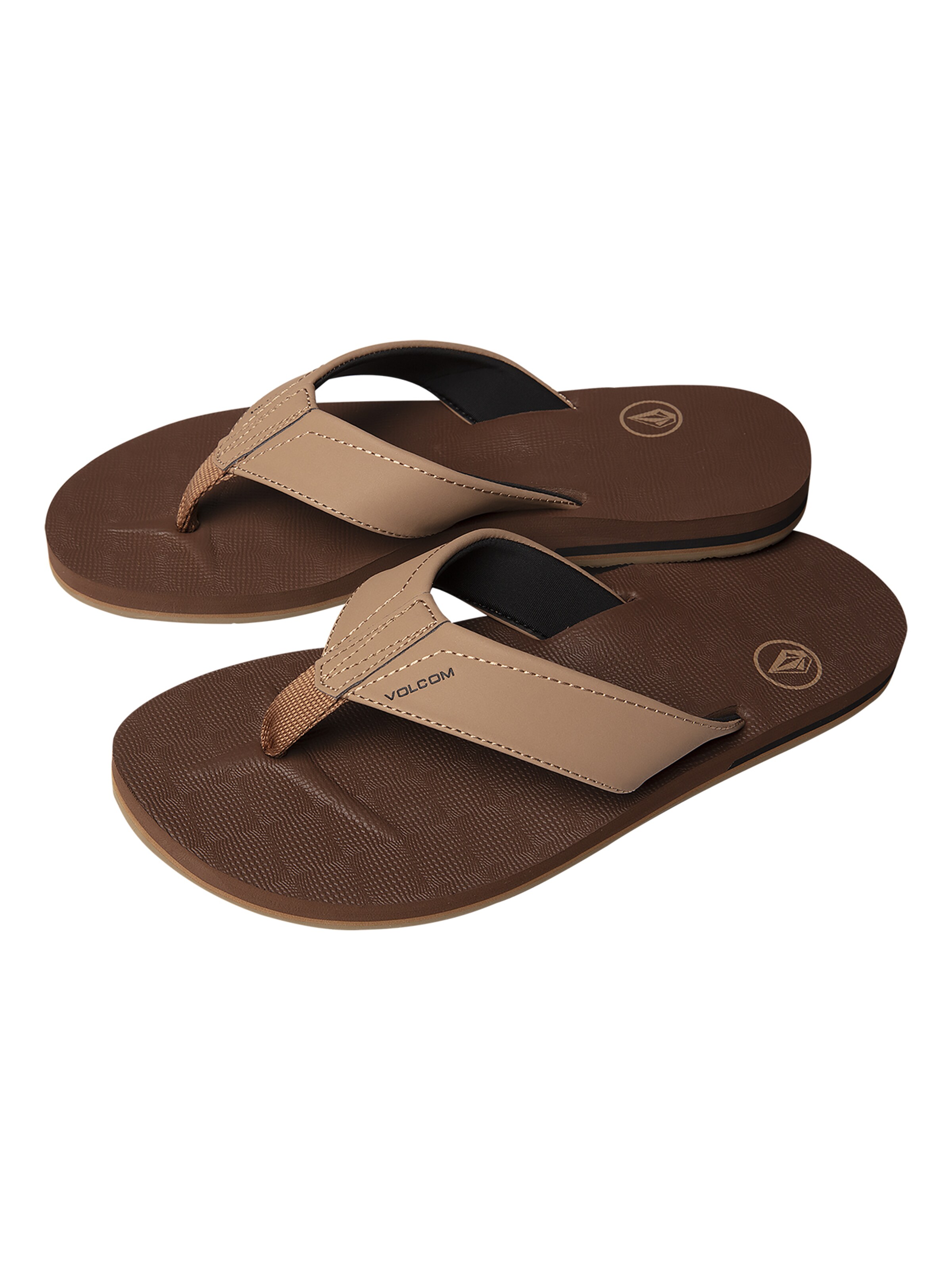 Volcom T-bar sandals 'Victor' in Brown