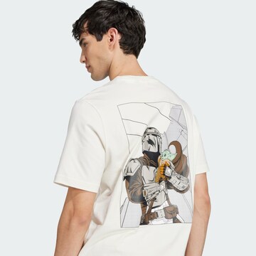 ADIDAS SPORTSWEAR Functioneel shirt 'Adidas x Star Wars™ The Mandalorian™' in Wit
