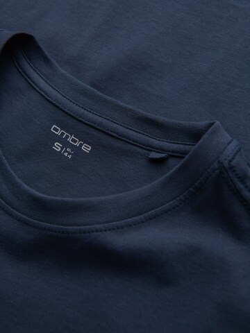 Ombre Shirt in Blauw