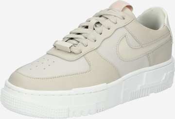 smėlio Nike Sportswear Sportbačiai be auliuko 'Air Force 1 Pixel': priekis