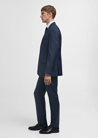 MANGO MAN Slim Fit Sakko 'Venecia' in Blau