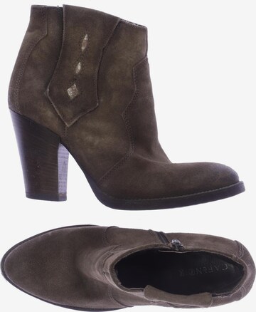CAFÈNOIR Dress Boots in 39 in Brown: front