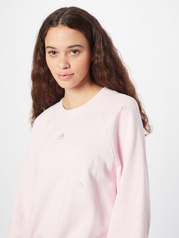 ADIDAS SPORTSWEAR Sport sweatshirt 'With Healing Crystal-Inspired Graphics' i rosa