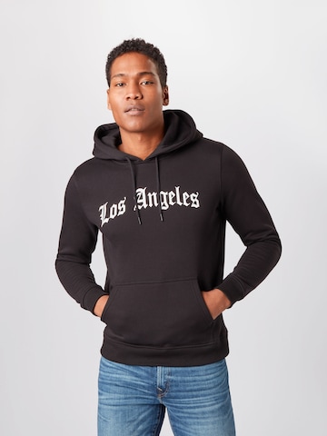 Mister Tee Sweatshirt 'Los Angeles' i svart: framsida