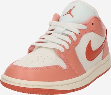 Jordan Низкие кроссовки 'Air Jordan 1' в Бежевый: спереди