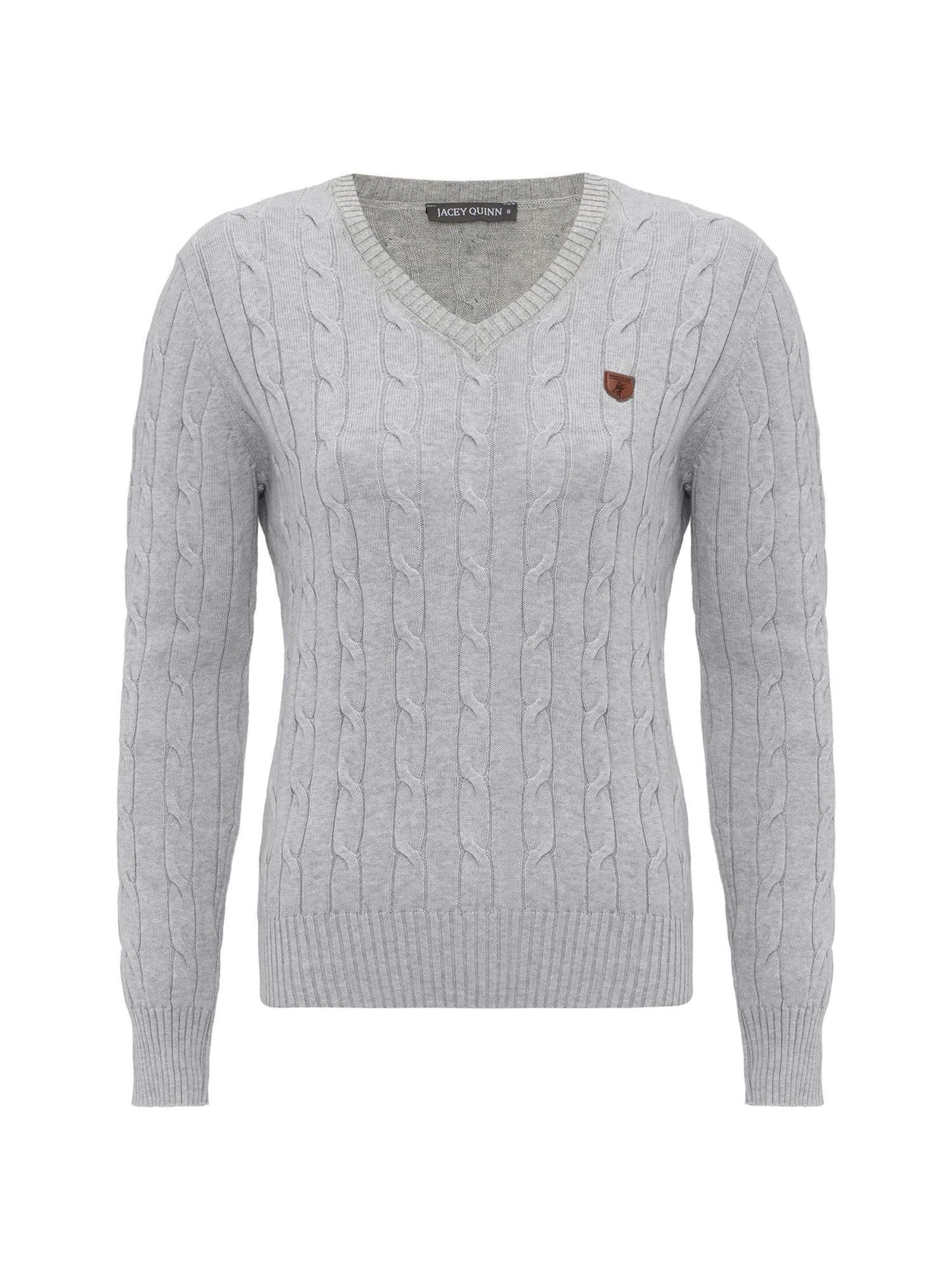Jacey Quinn Sweater in Grey: front