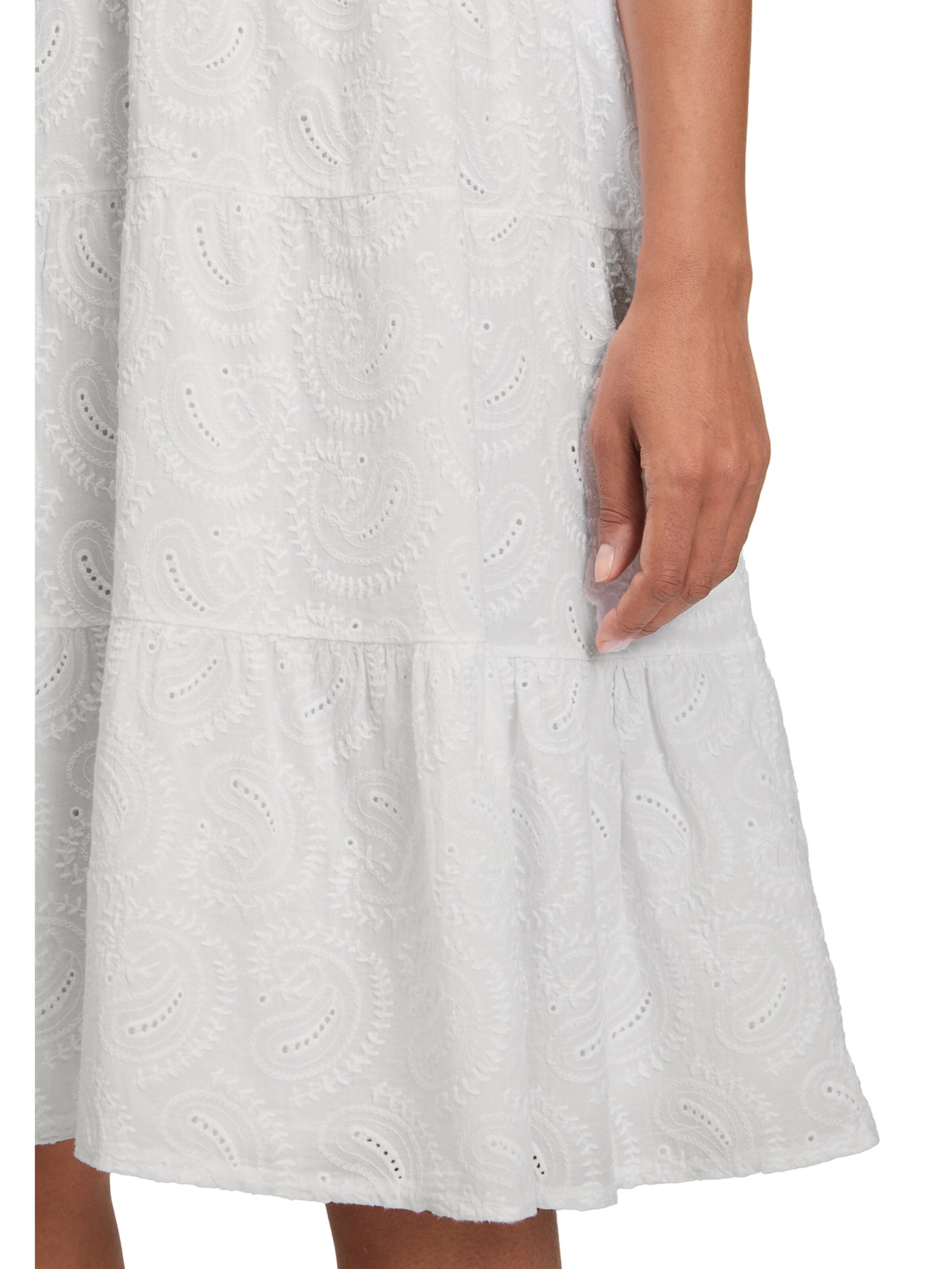 Cartoon Dress in White