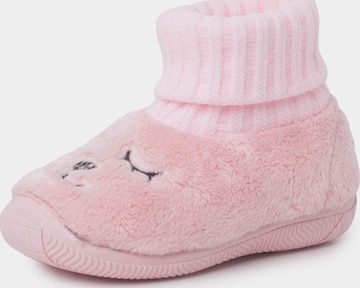Pantoufle Pisamonas en rose : devant