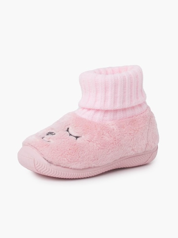 Pisamonas Huisschoenen in Roze: voorkant