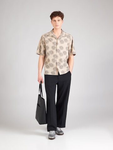 Regular fit Camicia 'Ole 5396' di NN07 in beige