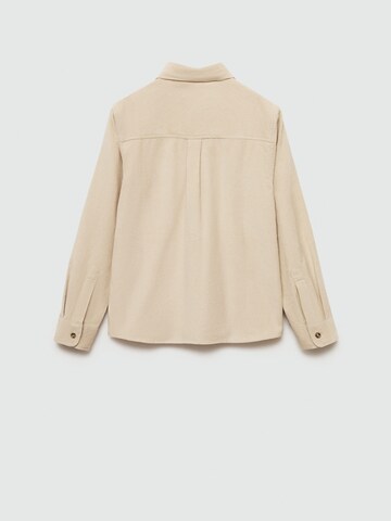 MANGO KIDS Regular fit Button Up Shirt 'COEN' in Beige